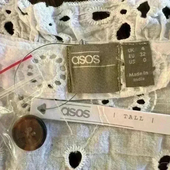 ASOS, Eyelet dress, Size 4 Tall - Picture 7 of 9